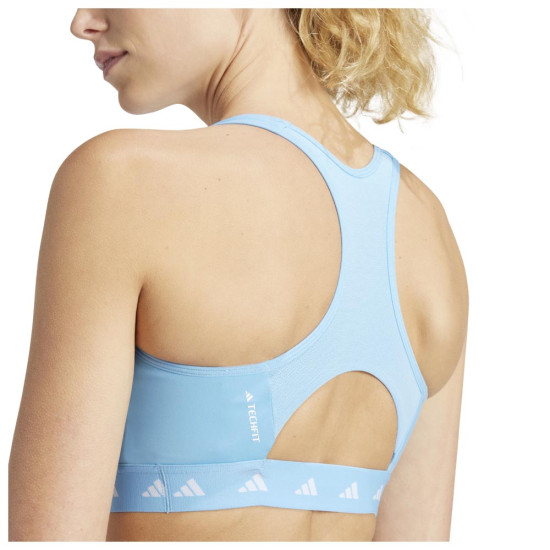 Adidas Γυναικείο μπουστάκι Powerreact Training Medium-Support Techfit Bra Adidas Γυναικείο μπουστάκι Powerreact Training Medium-Support Techfit Bra